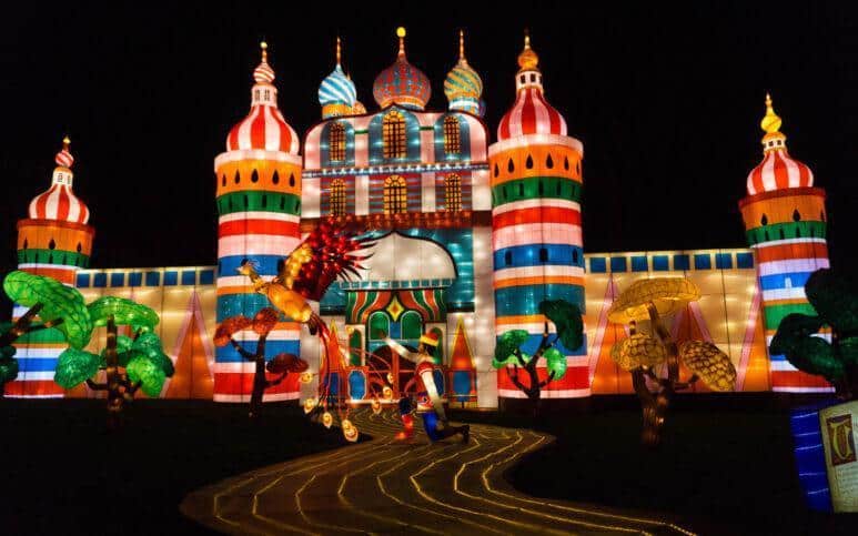 Longleat festival of light and Longleat santa train