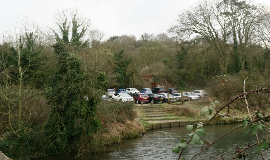 St Catherine's Hill walk car park